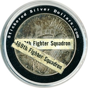 169th Fighter Squadron Stickered Silver Dollar