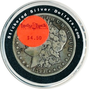 $4.5 Lady Luck Stickered Dollar