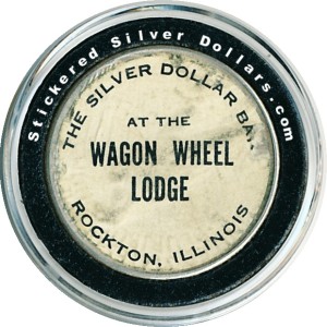 The Silver Dollar Bar at the Wagon Wheel Lodge Rockton, Illinois